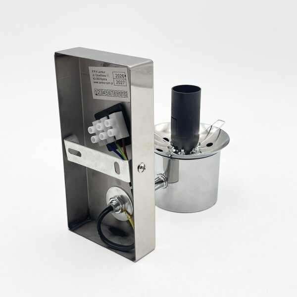 Настенна лампа SFERIO 1xE14/5W/230V лъскав хром/прозрачна
