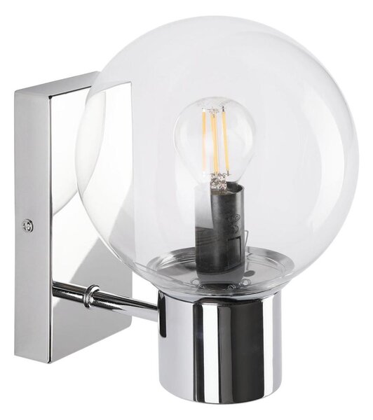 Настенна лампа SFERIO 1xE14/5W/230V лъскав хром/прозрачна
