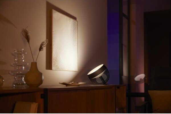 Philips - LED RGB Димируема настолна лампа Hue IRIS LED/8,2W/230V черна