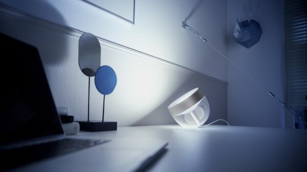 Philips - LED RGB Димируема настолна лампа Hue IRIS LED/8,2W/230V сребриста