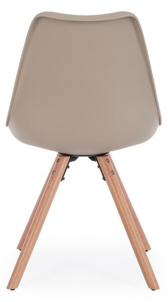 BIZZOTTO ТРАПЕЗЕН СТОЛ NEW TREND 54X49X83.5 БЕЖОВ