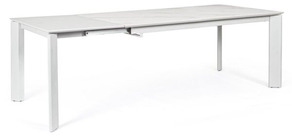 BIZZOTTO ТРАПЕЗНА МАСА BRIVA 160-220X90X76 БЯЛА