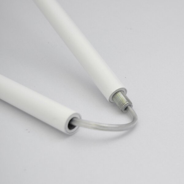 LED Лампион HELEN 1xE27/15W/230V бял