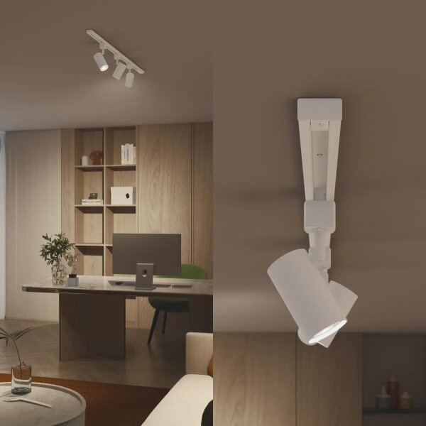 Philips - LED димируемо точково осветително тяло за шинна система EASYLINK 3xGU10/6,2W/230V 1m бяло