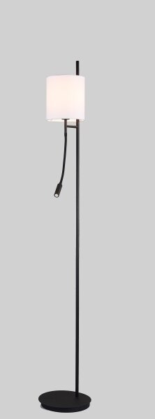 LED Лампион TOKYO 1xE27/40W/230V + LED/3W черен/бял