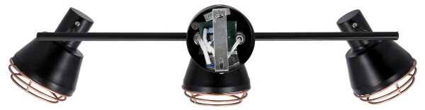 Спот NERIA 3xE14/40W/230V черен/меден