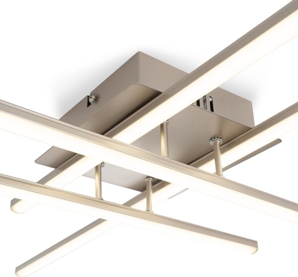 Brilagi - LED таванно осветително тяло STRIPES LED/37W/230V сребристо