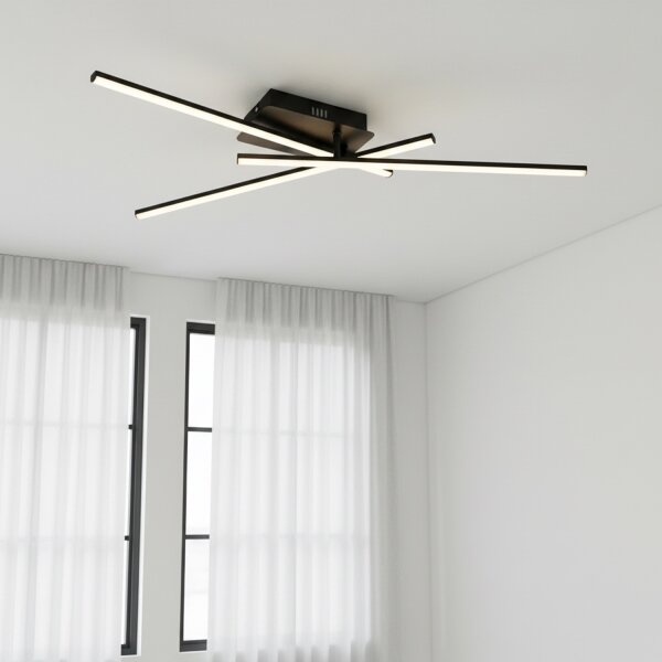 Brilagi - LED таванно осветително тяло STRIPES LED/30W/230V черно