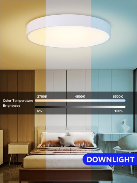 Immax NEO 07206L-LED Димируем плафон RONDATE 53W/230V бял Tuya + д.у