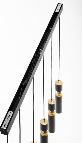 Jupiter 2005 - Пендел ALAS 6xGU10/10W/230V черен/златист