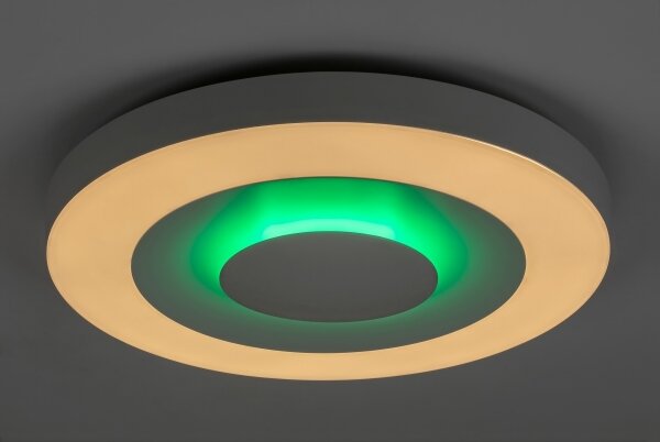 Rabalux - LED RGB Димируем плафон LED/40W/230V + д.у. 3000-6000K