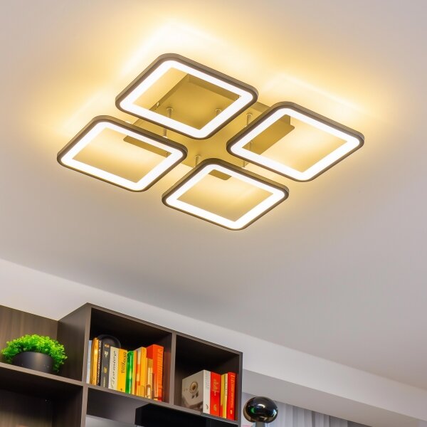 Brilagi - LED Димируем полилей за повърхностен монтаж SQUARED LED/85W/230V 3000-6500K + д.у
