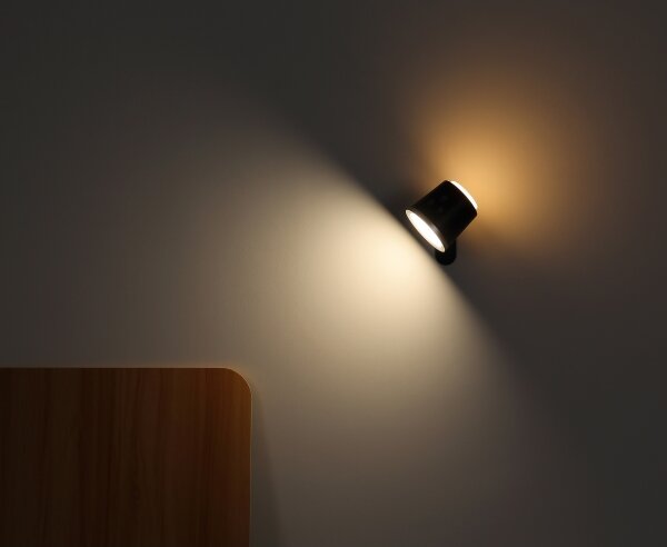 Globo 58454B - LED регулируема настолна лампа MEEYA LED/6W/3,7V черна