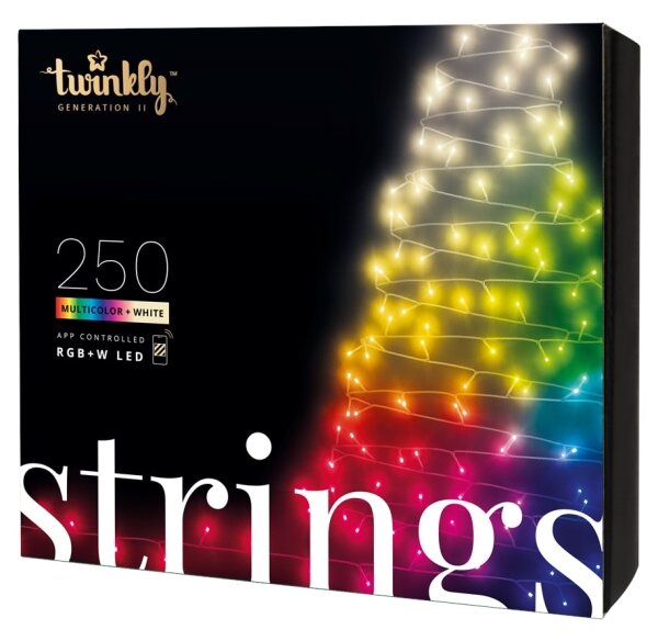 Twinkly TWS250SPP-TEU - LED RGBW външен гирлянд 250 LED диода 23,5m IP44 Wi-Fi