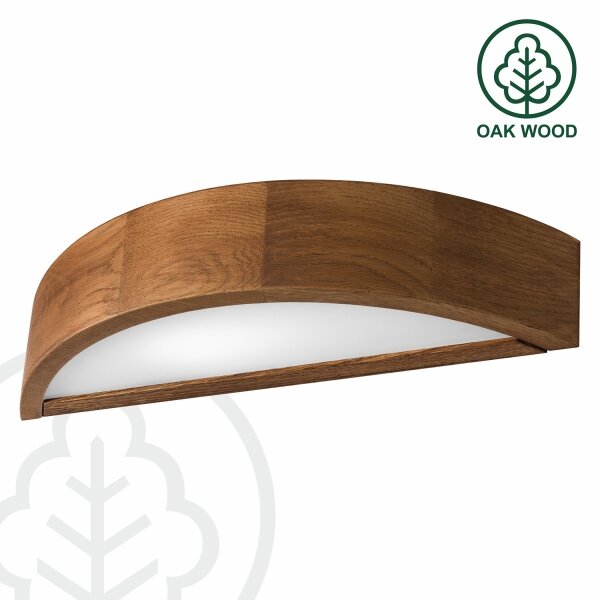 Brilagi - LED стенен аплик CARVALHO 1xE27/15W/230V дъб/череша