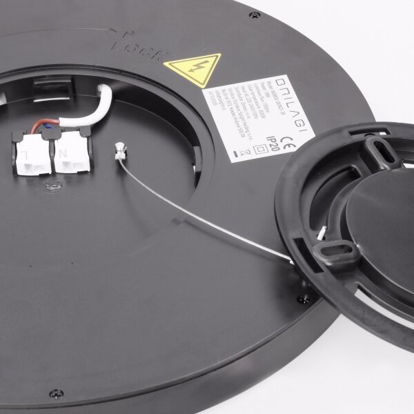 Brilagi - LED таванно осветително тяло ESTELA LED/18W/230V черно