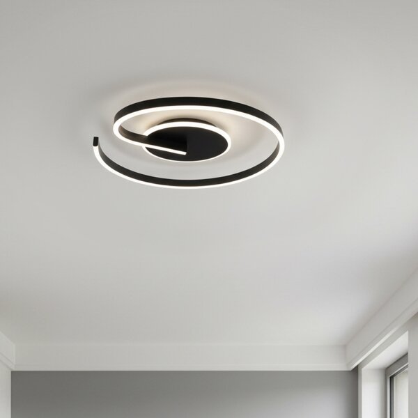 Brilagi -LED Димируемо таванно LED осветително тяло SPIRAL LED/56W/230V 3000/4000/6000K+дистанционно управление