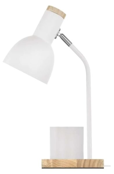 Настолна лампа POPPY 1xE27/25W/230V бяла