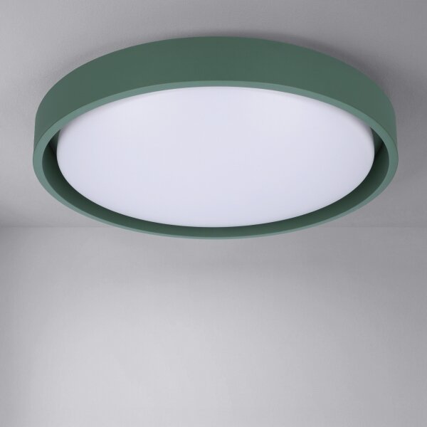 Brilagi - димируемо LED осветително тяло MATTEO LED/48W/230V 3000-6500K Ø 41 cm зелено + дистанционно управление