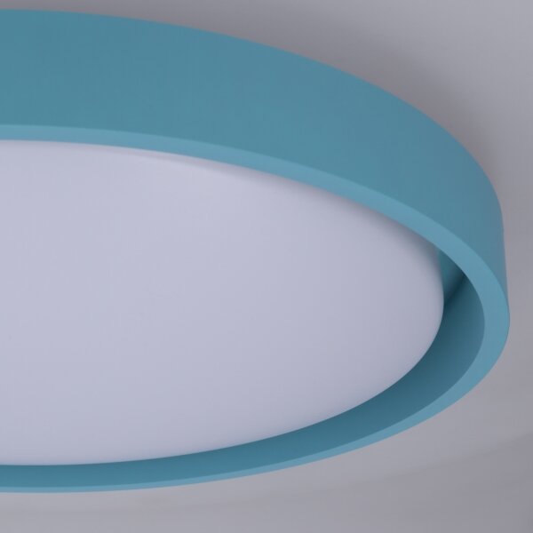 Brilagi-LED Димируемо осветително тяло MATTEO LED/48W/230V 3000–6500K Ø 41 см тюркоаз + дистанционно управление