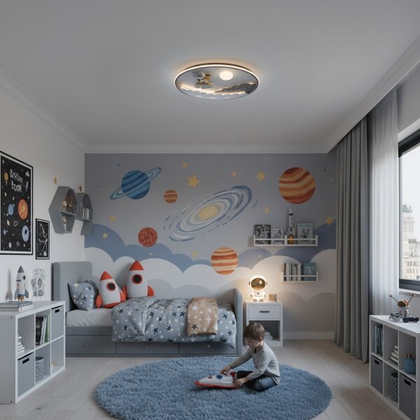 Brilagi - LED димируемо детско таванно осветително тяло ASTRO LED/68W/230V 3000-6000K +ДУ