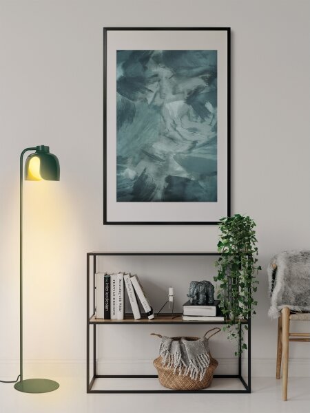 Osram - Подова лампа DECOR COROLLE 1xE27/15W/230V зелена