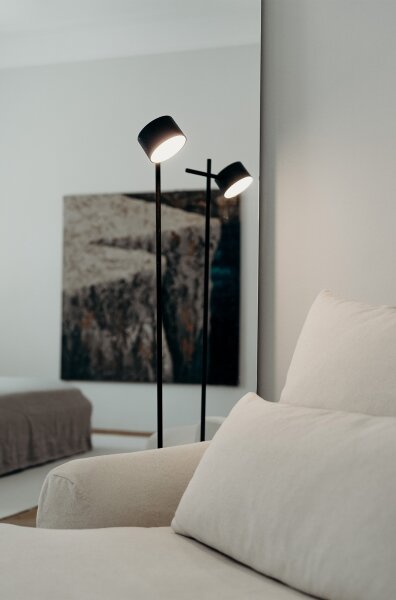 Osram - димируема LED подова лампа DECOR KYOTO LED/12W/230V черна