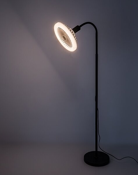 Rabalux 74031 - LED подова лампа с вентилатор 1xE27/16W/230V