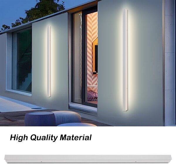 Brilagi - LED външно стенно осветително тяло LINEAR LED/32W/230V 3000K IP65 140 см бяло CRI 90