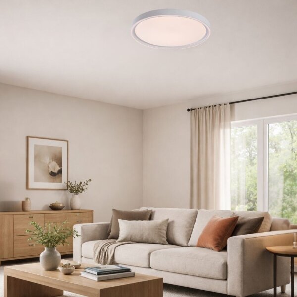 Rabalux 75087 - LED димируемо таванно осветително тяло ZERINA 54W/230V IP40 3000-6500K Ø52 см + дистанционно управление