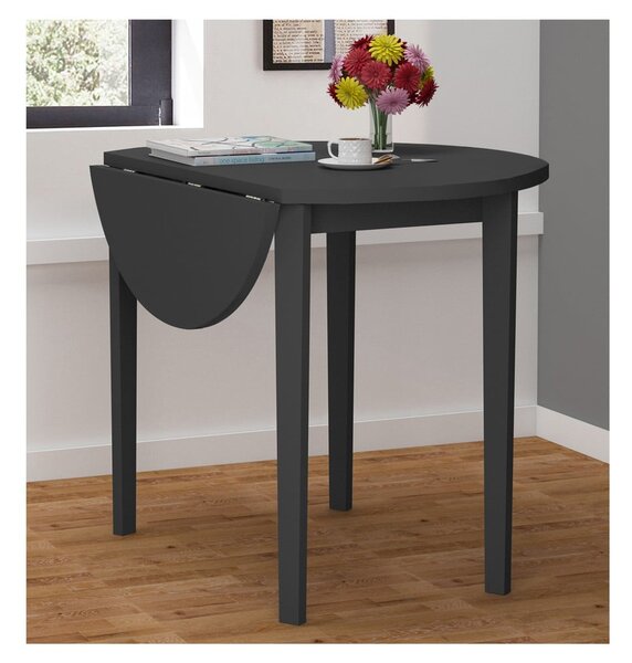 Бяла сгъваема маса за хранене Quer, ⌀ 92 cm Trento - Støraa
