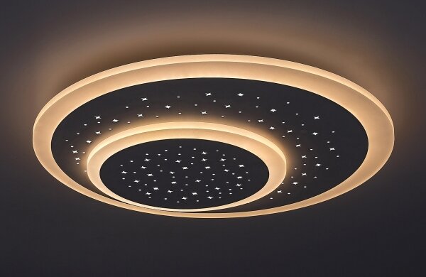 Rabalux - LED димируемо таванно осветително тяло LED/47W/230V 3000-6000K + дистанционно управление