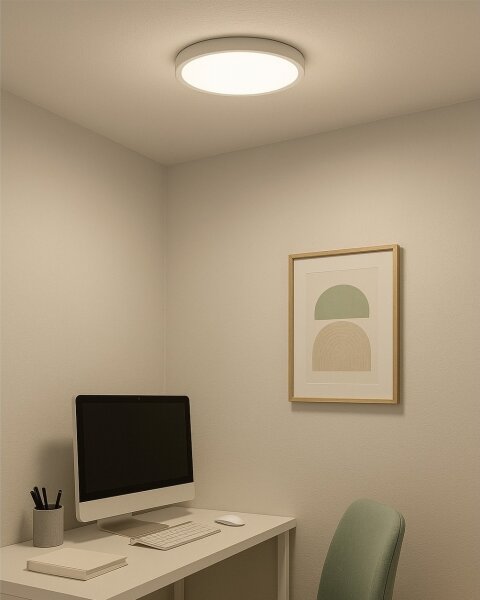 LED таванно осветително тяло LED/24W/230V 3000/4000/6500K Ø 30 см бяло