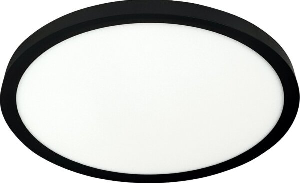 LED таванно осветително тяло LED/24W/230V 3000/4000/6500K Ø 30 см черно