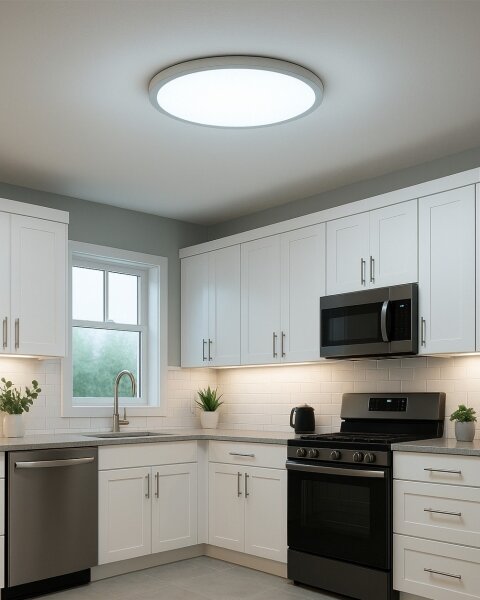 LED таванно осветително тяло LED/32W/230V 3000/4000/6500K, диаметър 40 см, бяло