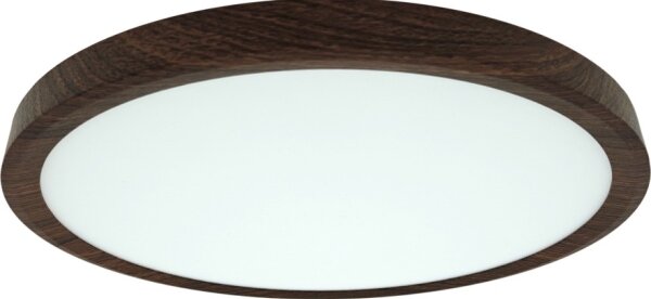LED таванно осветително тяло LED/24W/230V 3000/4000/6500K Ø 30 см кафяво