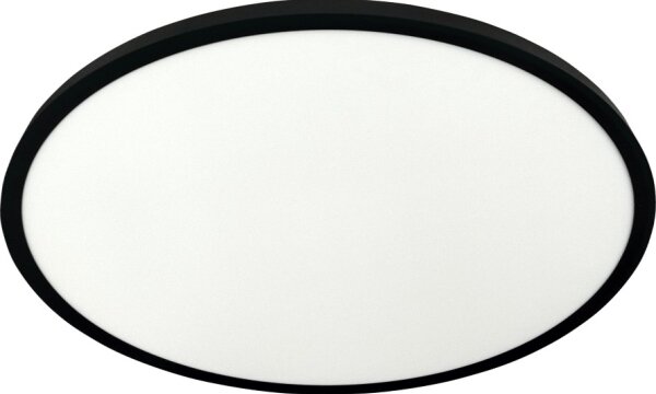 LED таванно осветително тяло LED/40W/230V 3000/4000/6500K Ø 50 см черно