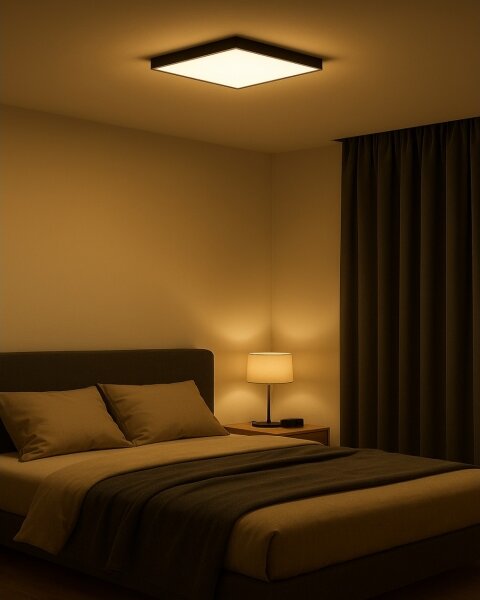 LED таванно осветително тяло LED/32W/230V 3000/4000/6500K 40x40 cm черно