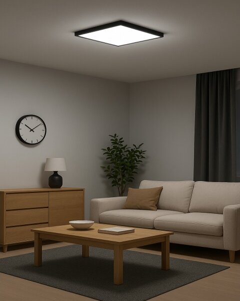 LED таванно осветително тяло LED/32W/230V 3000/4000/6500K 40x40 cm черно
