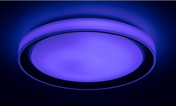 Rabalux 3510-LED RGB Димируемо таванно осветително тяло EVEREST LED/40W/230V Wi-Fi +ДУ