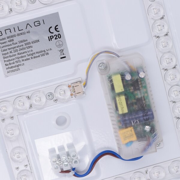Brilagi - димируемо LED осветително тяло MATTEO LED/48W/230V 3000-6500K Ø 41 cm зелено + дистанционно управление
