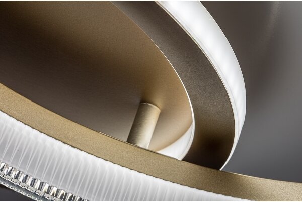 Rabalux 71472 - LED димируемо таванно осветително тяло RIVONA LED/22W/230V 3000-6500K 53,5x35 см + с дистанционно управление