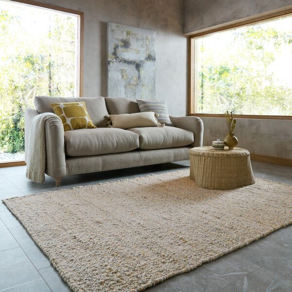 Жълт/светлосив ръчно изработен килим 160x230 cm Finley – Flair Rugs