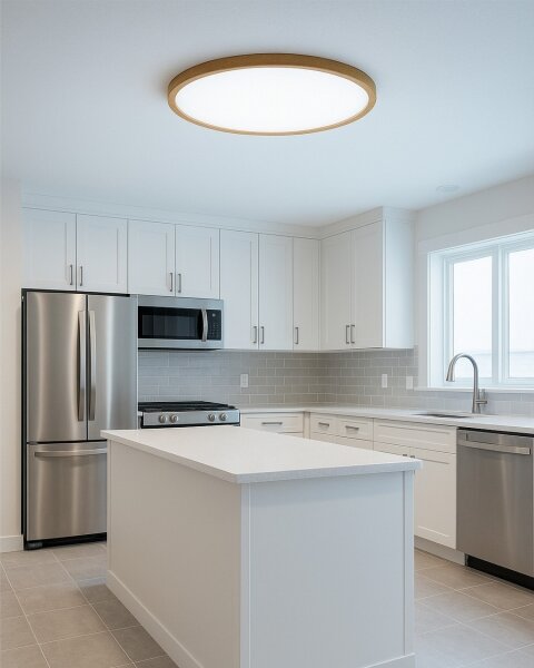 LED таванно осветително тяло LED/32W/230V 3000/4000/6500K Ø 40 см бежово