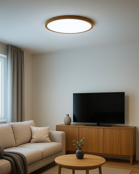 LED таванно осветително тяло LED/32W/230V 3000/4000/6500K Ø 40 см бежово