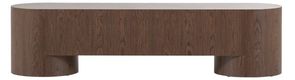 Маса за телевизор в тъмно естествен цвят 200x50x50 cm Velari – WOOOD
