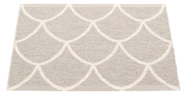 Кремав килим за открито и закрито 70x50 cm Kotte Linen – Pappelina