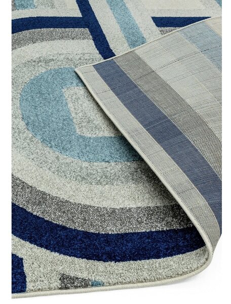 Сиво-син килим 120x170 cm Nova Retro Blue – Asiatic Carpets