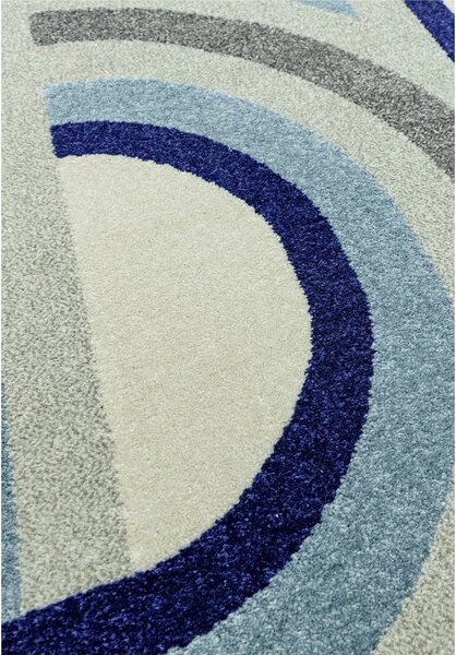 Сиво-син килим 120x170 cm Nova Retro Blue – Asiatic Carpets