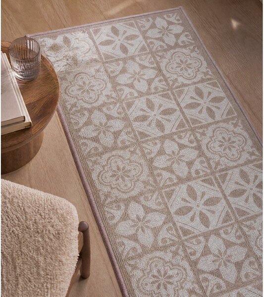Бежова пътека подходяща за пране 50x120 cm Constantine – douceur d'intérieur
